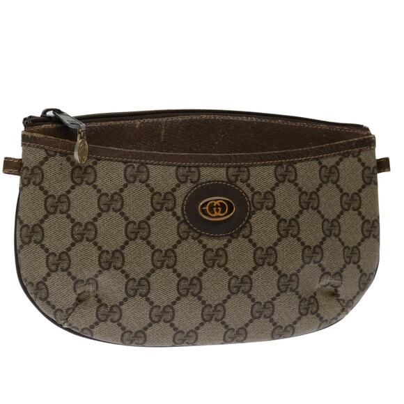 GUCCI GG Supreme Shoulder Bag Pvc Beige 904 02 020 - Picture 1 of 12